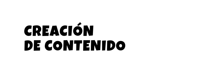 creación de contenido
